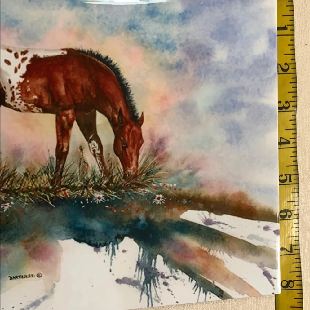 Ceramic Horse Art Tile
